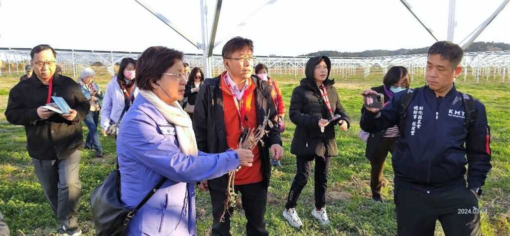 ▲彰化縣長王惠美表示，太陽能是乾淨的綠電，也是現在各國的趨勢，如何與環境媒合相對的重要。（彰化縣政府提供）